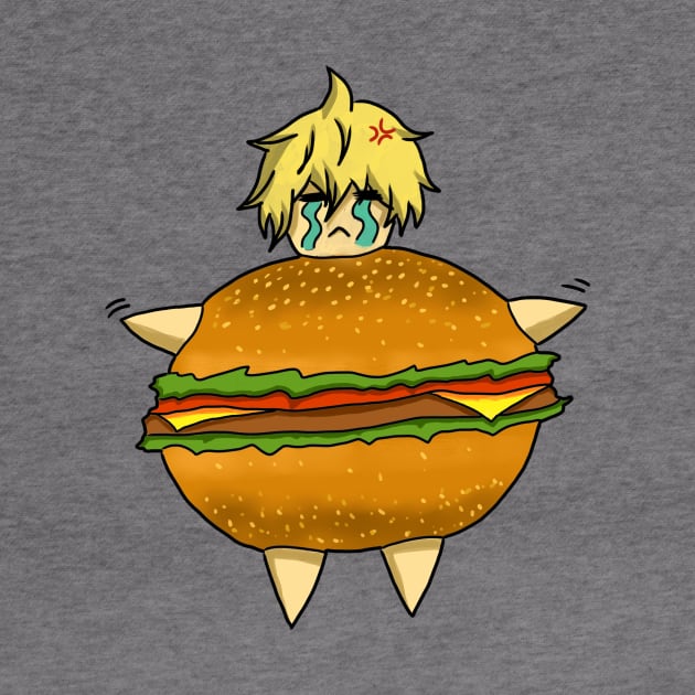 Chibi hamburger by Nezumi1998